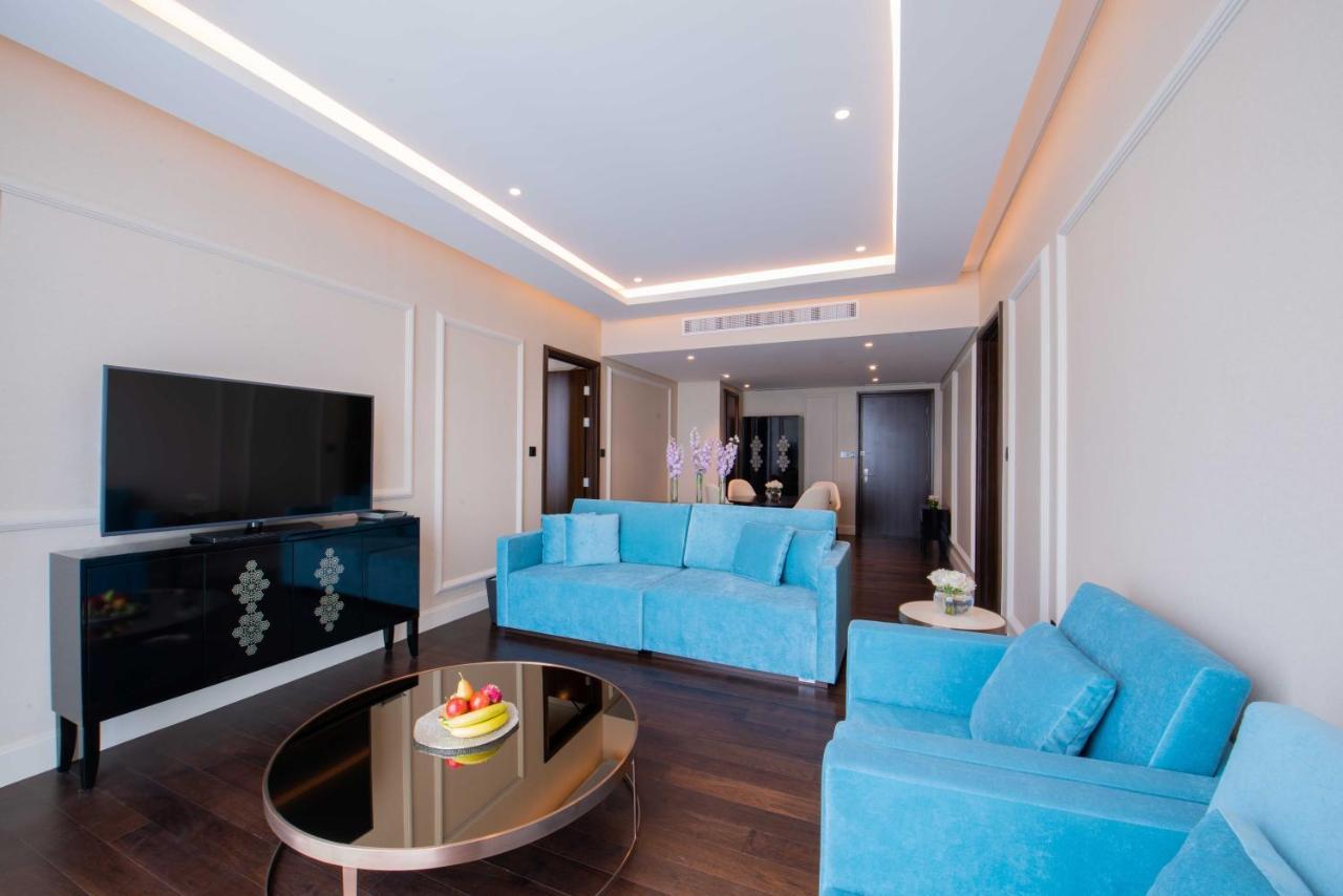 Shaza Doha Hotel Bagian luar foto A living room at the hotel